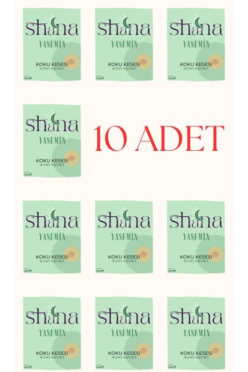10'Lu Yasemin Dolap Ayakkabılık Ve Çekmece Parfümlü Kese Kokusu Oda Koku Kesesi