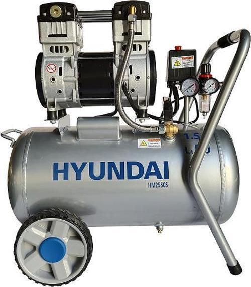 HM2550S Hava Kompresörü Sessiz & Yağsız 1100W 50 Lt.