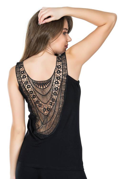 Dekolte Güpürlü Kadın Atlet 175