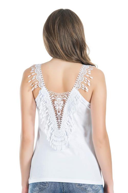 Dekolte Güpürlü Kadın Atlet 178