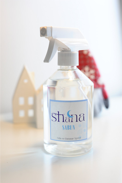 Sabun Parfümlü Oda Ve Çamaşır Spreyi Ortam Ve Kumaş Kokusu Baby Powder Room Spray 500Ml