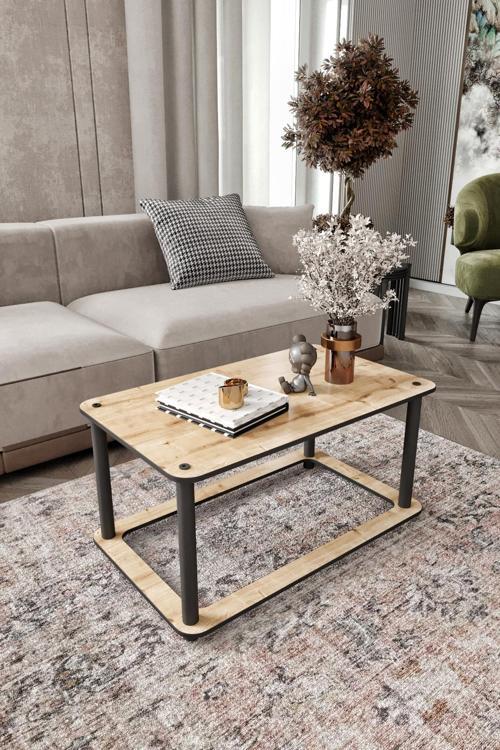 HOLE Masivo Orta Sehpa 68x42 DİKDÖRTGEN SAFİR MEŞE