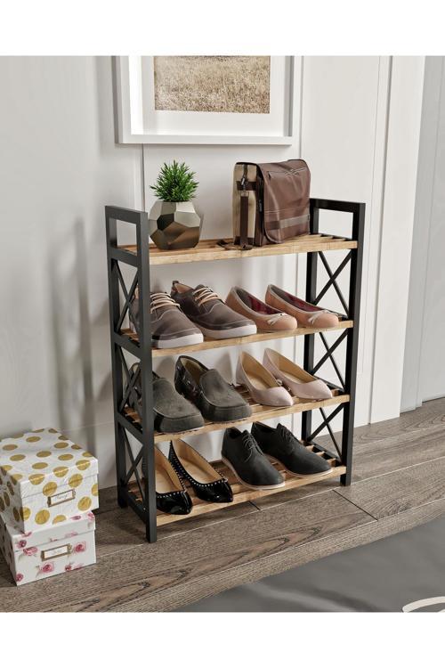 DEKORATİF 4 KATLI AYAKKABILIK