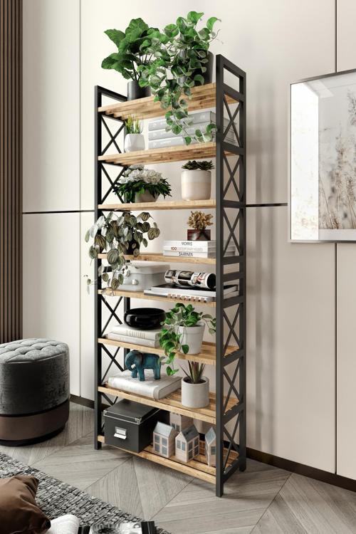 DEKORATİ SAKSILIK ÇİÇEKLİK 8 KATLI