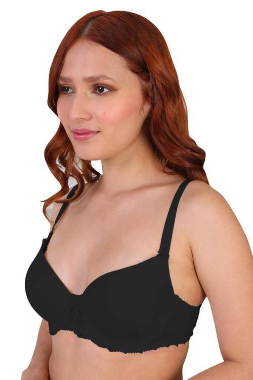 Siyah Mı 189b Pedli Dantelli Balenli Sütyen