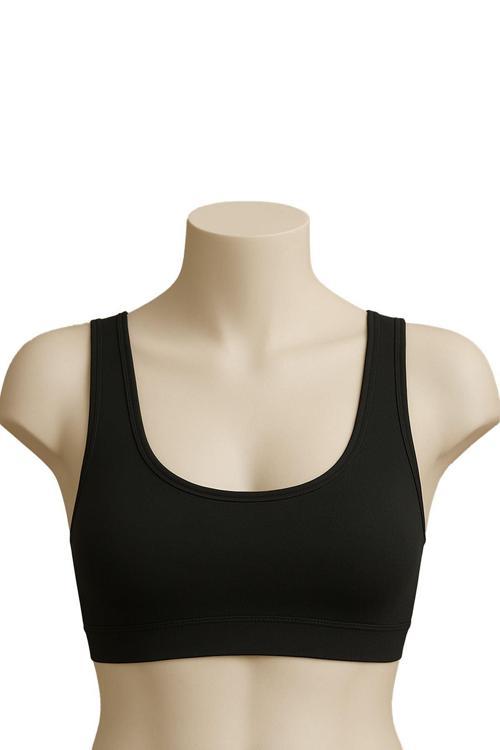 Siyah Mı Emay 1816 6'lı Pedli Kalın Askılı Alıştırma Sütyeni