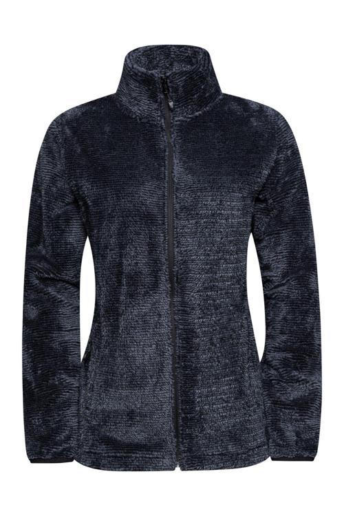 Sofia Kadın Tam Fermuarlı Çizgili Polar