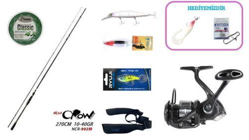 Fujin New Crow 270 cm 10–40 gr & Ryuji Infinity 4000M Spin Seti