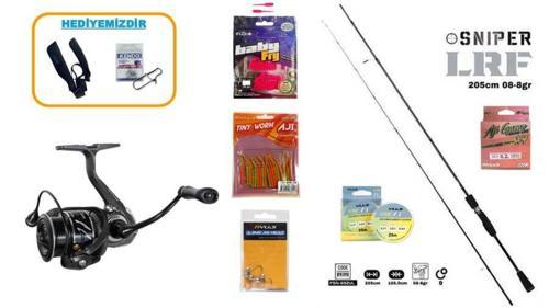 Fujin Sniper 205 cm 0.8–8 gr & Ryuji Voltage 800 5+1 LRF Seti