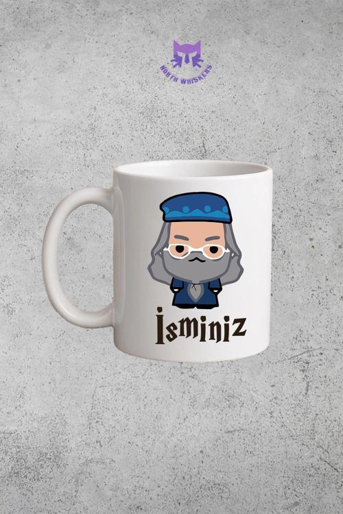 Albus Dumbledore Çift Taraflı Baskılı Kupa Bardak - Harry Potter