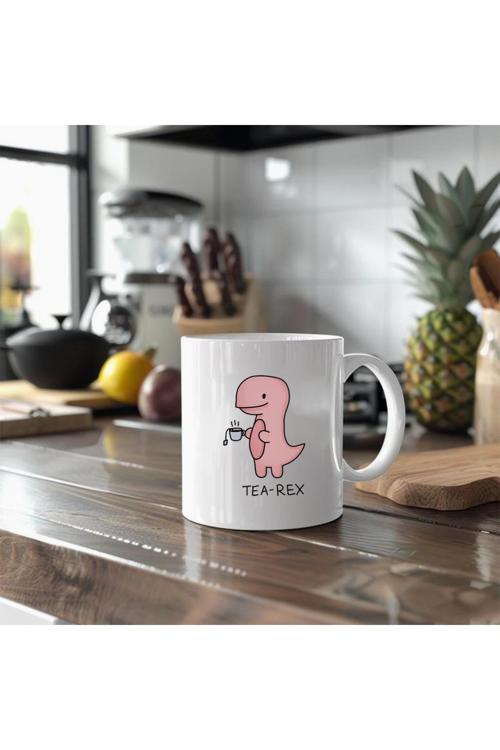 Tea-Rex Baskılı Kupa Bardak