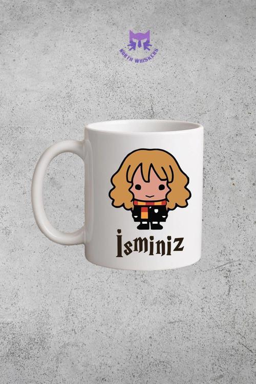 Hermione Çift Taraflı Baskılı Kupa Bardak - Harry Potter