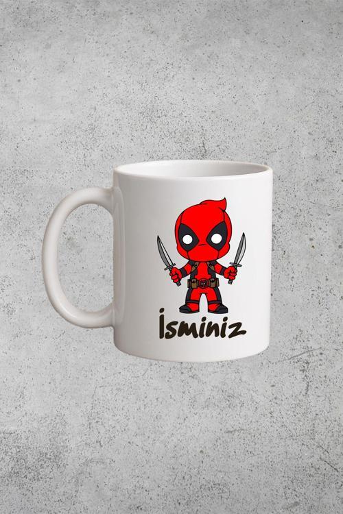 Deadpool Kişiselleştirilebilir Baskılı Kupa Bardak 330 Ml