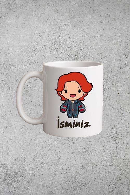 Black Widow Baskılı Kupa Bardak 330 Ml