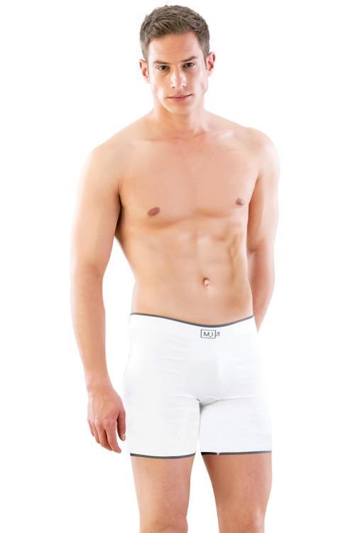 Beyaz Mı Emay 2108 Seamless Uzun Erkek Boxer