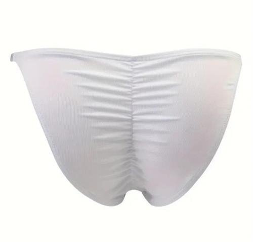 Erkek  Beyaz Büzgülü Slip İç Giyim