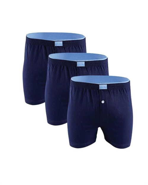 Huma One Erkek  Havlu Bel Düz Boxer 2174 3 Adet