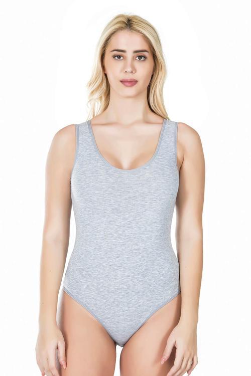 Kalın Askılı Çıtçıtlı Kadın Body 315