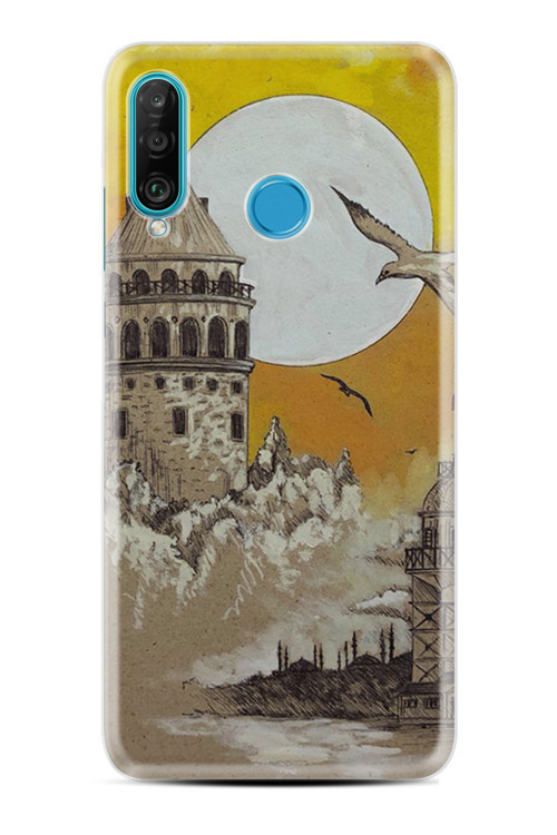 Huawei P30 Lite Kılıf Kapak Klass Seri P30Lite-Stk-26-Huawei
