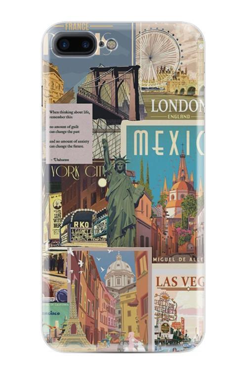 Apple Iphone 7-8 Plus Kılıf Kapak Happy Seri Silikon Ip-7Plus Stk-28-Ip7Plus