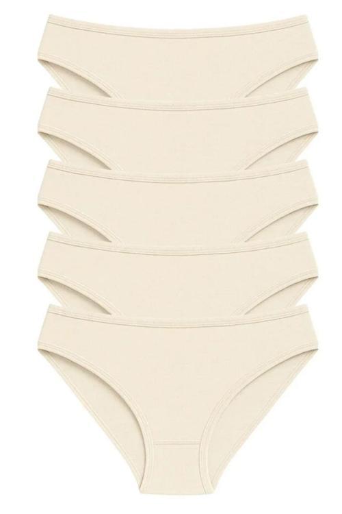 Pamuklu Basic Kadın Bikini Külot 5'li Paket