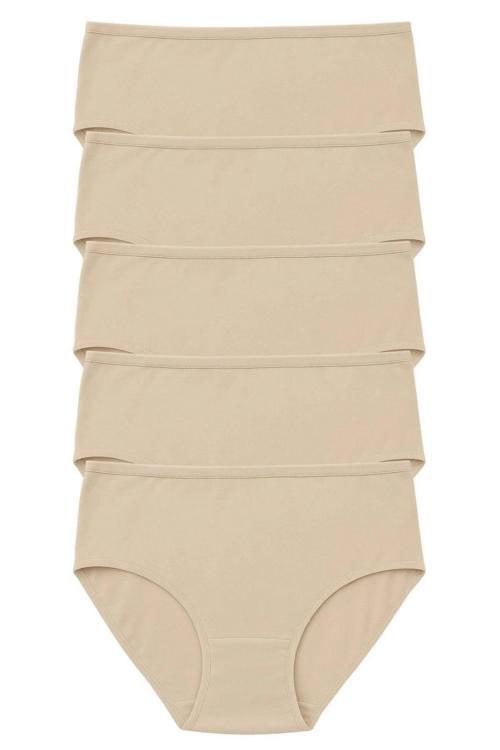 Pk40003 Büyük Beden Yüksek Bel Külot 5 Li Paket