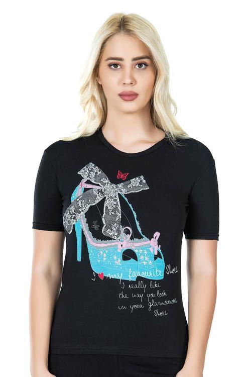 Baskılı Kadın Tişört 275