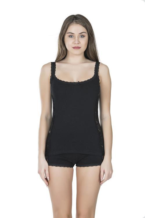 Dantelli Atlet Şort Takım 057