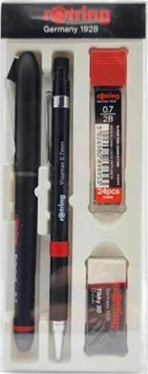 Visumax+Roller Siyah Ofis Seti