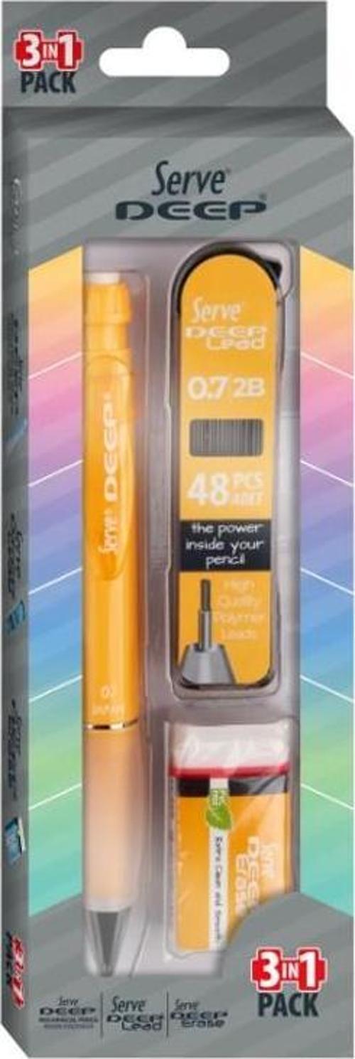 Deep 3 lü Okul Seti Sarı