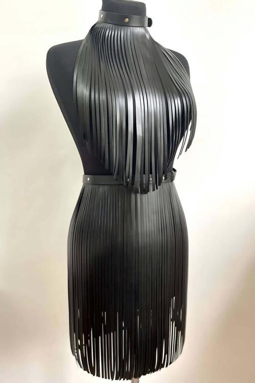 Püsküllü Uzun Etek Ve Büstiyer Takım - Brf997