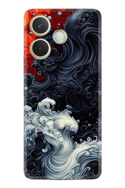 Oppo A5 Pro Kılıf Yüksek Korumalı Orta Sertlikte Baskılı Silikon Stk-824.Jpg