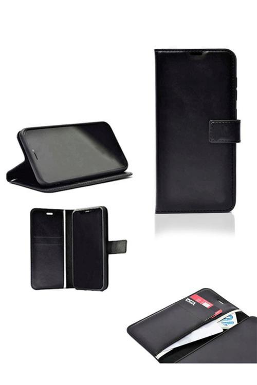 P13 Blue Max Pro Lite 2022 Cüzdanlı Kartlık Bölmeli Deri Kapaklı Standlı Kılıf