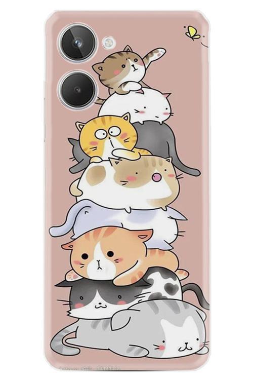 Realme 10 Kılıf Hd Baskılı Happy Seri Silikon Kapak Xt-Real10 Stk-365-Real10