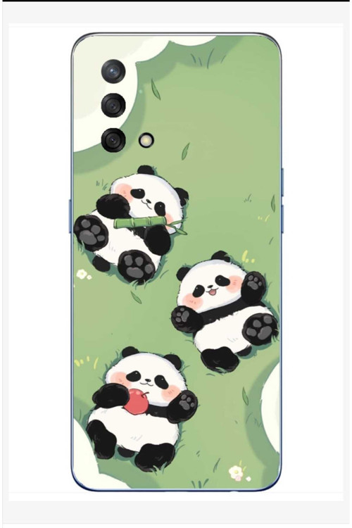 Oppo A74 Kamera Korumalı Baskılı Desenli Özel Seri Kılıf Kapak