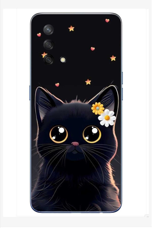 Oppo A74 Kamera Korumalı Baskılı Desenli Özel Seri Kılıf Kapak