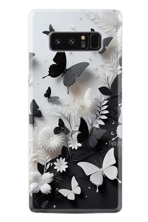 Samsung Galaxy Note 8 Kılıf Baskılı Desenli Yüksek Korumalı Silikon Kapak Stk-525.Jpg