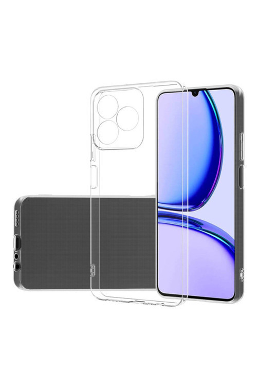 Realme Note 50 Kılıf Kamera Korumalı Darbe Önleyici Şeffaf Silikon