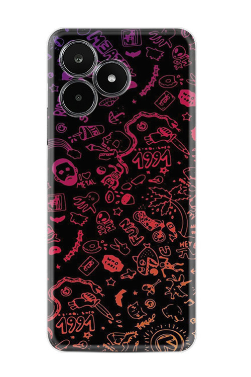 Realme C53 Kılıf Soft Seri Baskılı Desenli Hd Kapak Stk-69-Realmec53