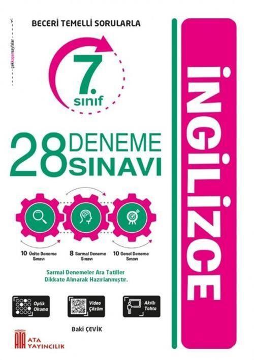 ATA YAYINLARI 7.SINIF İNGİLİZCE 28 DENEME SINAVI (22)
