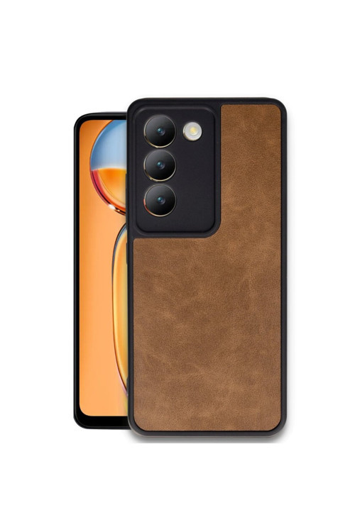 V30 Lite Kılıf Deri Görünümlü Uzun Ömürlü Tarz Kapak X-V30Lite