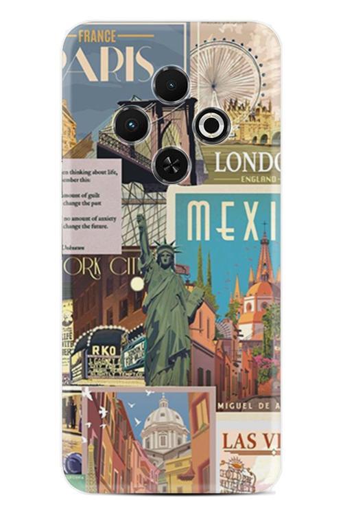 Spark 30C Kılıf Orta Sertlikte Yüksek Korumalı Baskılı Kapak Stk-28-Spark30C