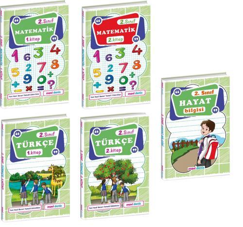 Mavi Deniz Yayınları 2. Sınıf Eğitim Seti (5 Kitap)