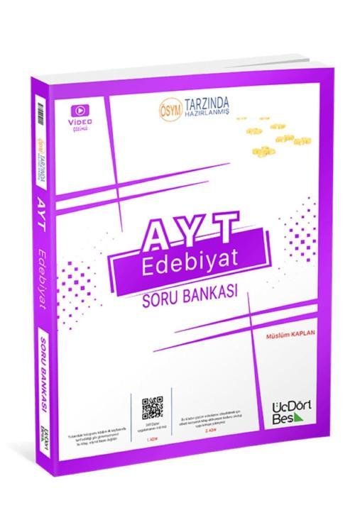 Üçdörtbeş Yayınları Ayt Edebiyat Soru Bankası