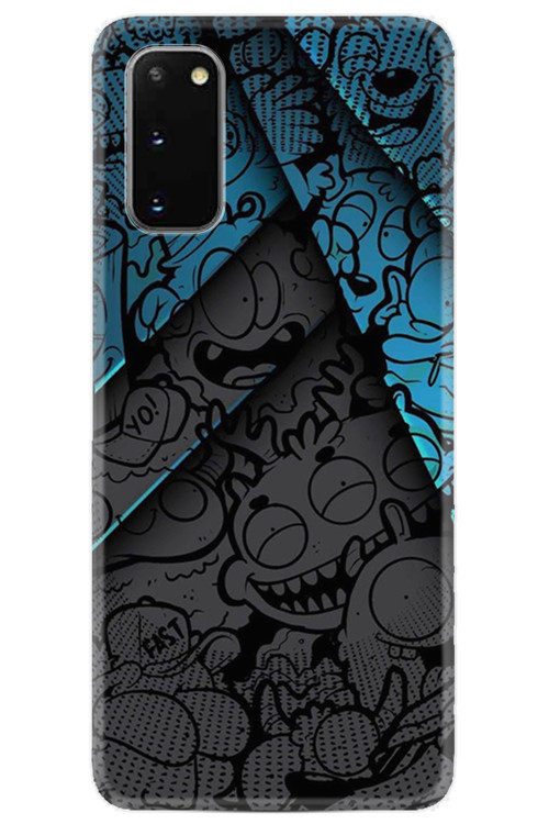 Samsung S20 Fe Kılıf Hd Baskılı Desenli X-Sm Stk-15-Galaxy S20Fe
