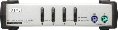 4 Port Ps-2 Kvm Switch Cs84Ac-At