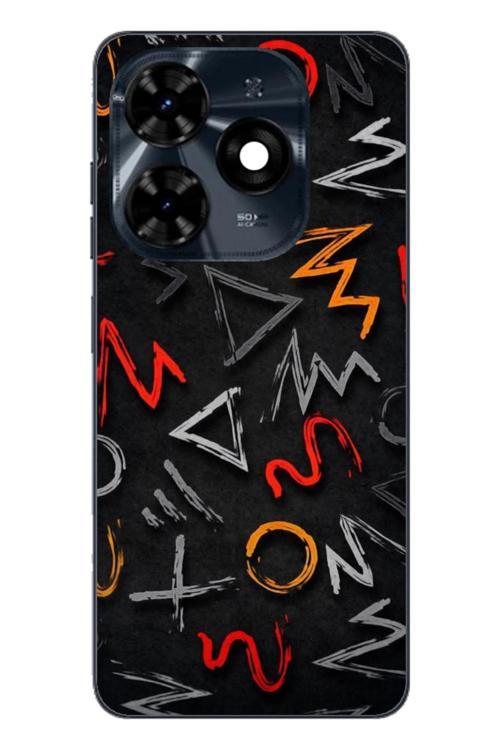 Spark 20 Kılıf Baskılı Desenli Özel Seri X-Gt-10Pro