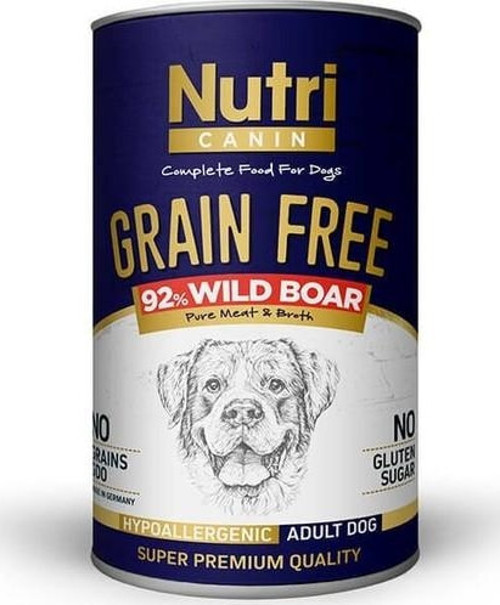 Tahılsız Yaban Domuzlu Yetişkin Köpek Konservesi 400 gr
