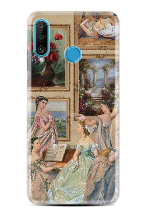 Huawei P30 Lite Kılıf Kapak Klass Seri P30Lite-Stk-83-Huawei