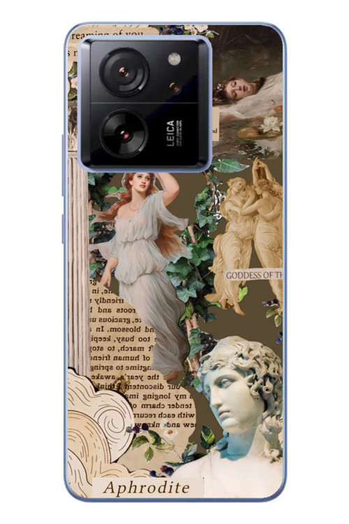 Xiaomi Mi 13T Kamera Korumalı Baskılı Desenli Özel Seri Kılıf Kapak Seri Xtg-H30